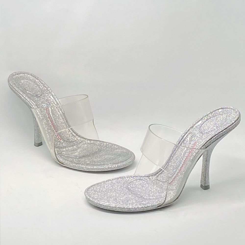 Alexander Wang Glitter Stiletto Sandals size 40